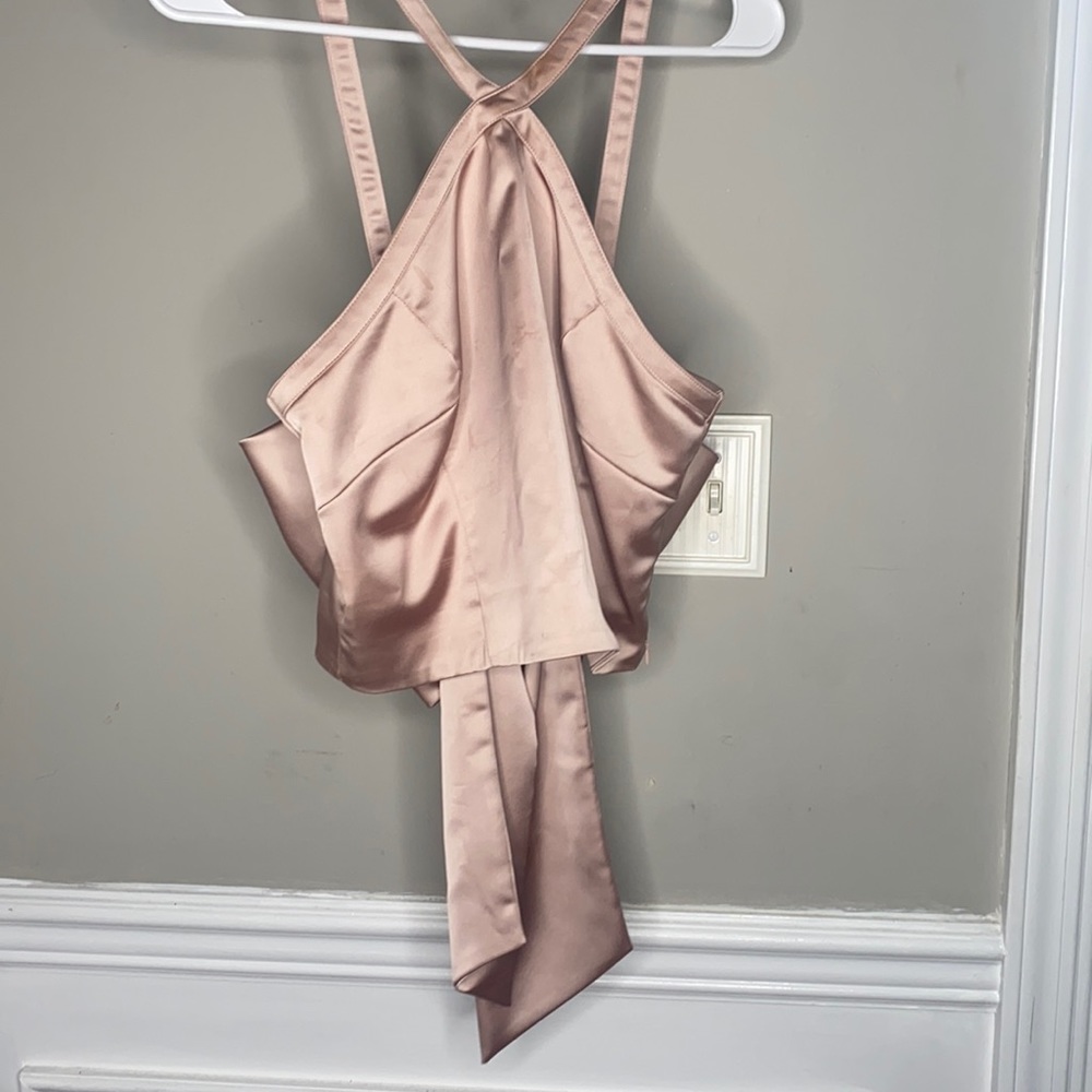 ASOS light pink halter